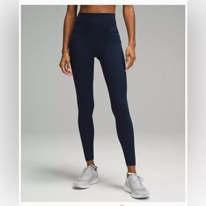 Navy Blue Wunder Under Lululemon Leggings